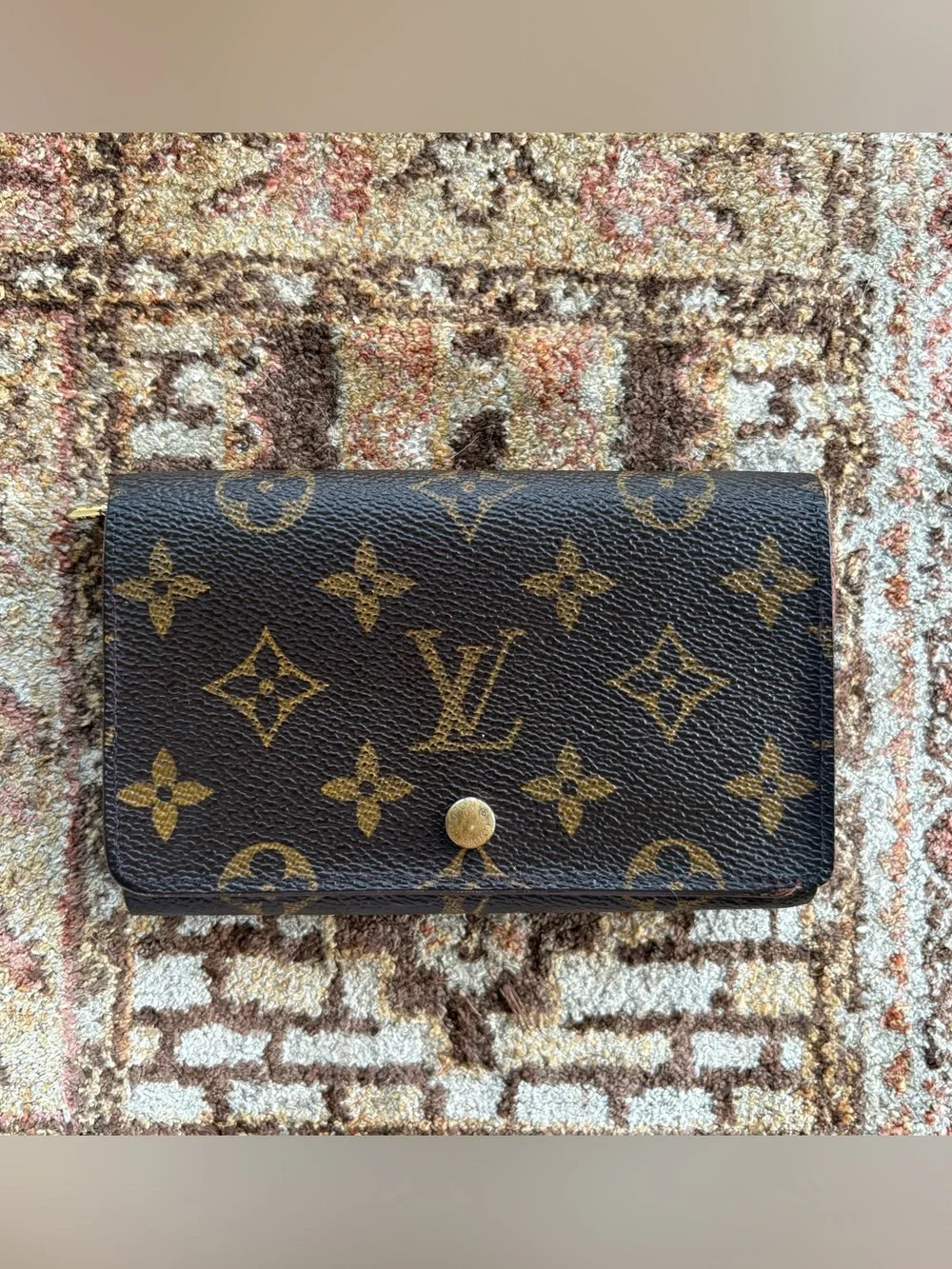 Louis Vuitton Monogram Continental Wallet in Brown